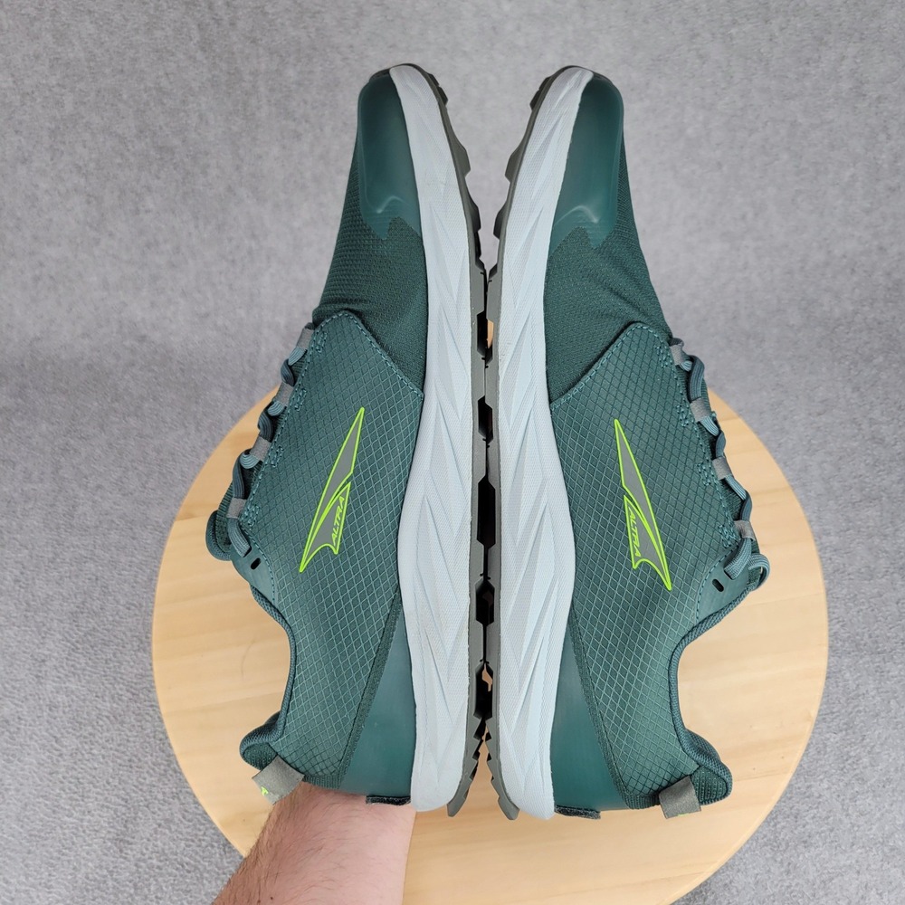 Altra Superior 6 Trail Running Shoes Mens 13 Green Zero Drop MaxTrac Sneakers - Picture 6 of 10